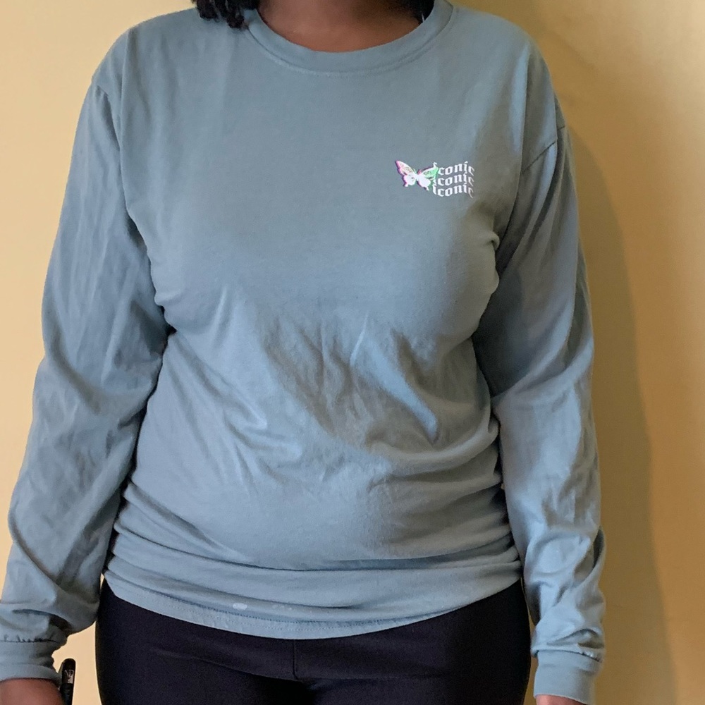 Iconic green long sleeves t shirt